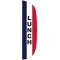 "LUNCH" 3' x 12' Stationary Message Flutter Flag
